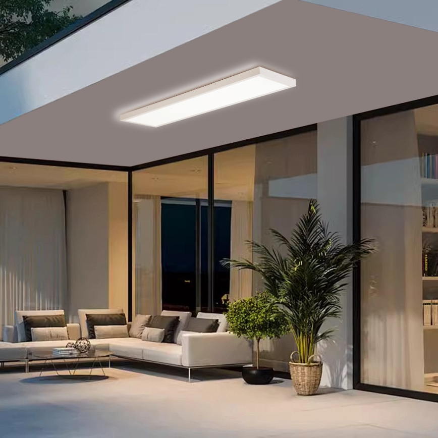 Brilagi - LED łazienkowy plafon sufitowy FRAME LED/50W/230V 120x30 cm 3000/4000/6000K IP44 biały