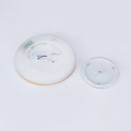 Brilagi - Plafon łazienkowy LED ULTRA SLIM LED/12W/230V Ø 22,5 cm złoty IP54