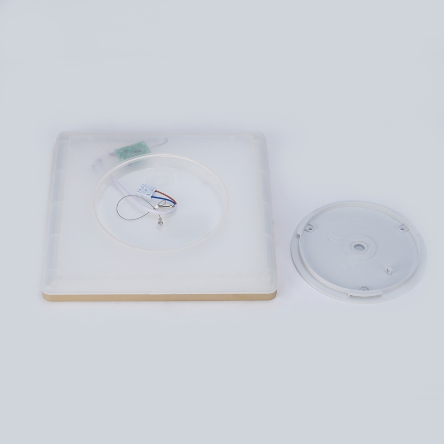 Brilagi - Oprawa łazienkowa LED ULTRA SLIM LED/24W/230V 42x42 cm złota IP54