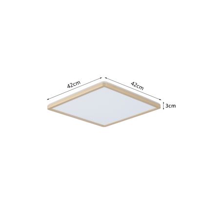 Brilagi - Oprawa łazienkowa LED ULTRA SLIM LED/24W/230V 42x42 cm złota IP54