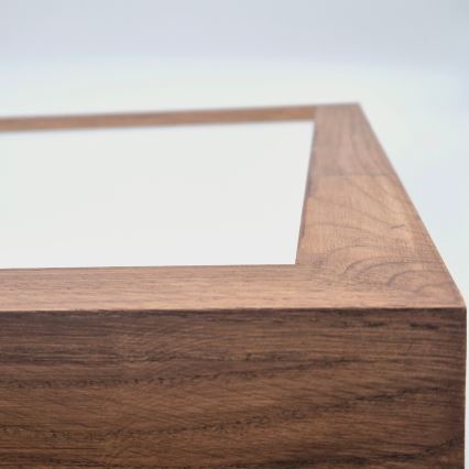 Brilagi - LED-owa łazienkowa lampa sufitowa WOODY FRAME LED/40W/230V 60x60 cm IP44 dąb/wiśnia