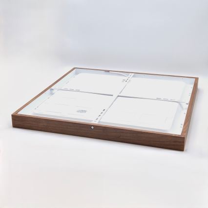 Brilagi - LED-owa łazienkowa lampa sufitowa WOODY FRAME LED/40W/230V 60x60 cm IP44 dąb/wiśnia