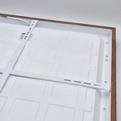 Brilagi - LED-owa łazienkowa lampa sufitowa WOODY FRAME LED/40W/230V 60x60 cm IP44 dąb/wiśnia