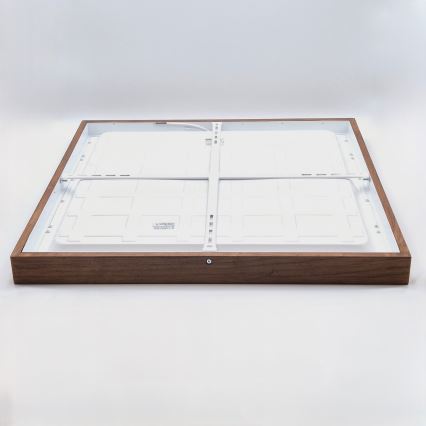 Brilagi - Lampa sufitowa LED do łazienki WOODY FRAME LED/50W/230V 60x60 cm IP44 dąb wiśnia