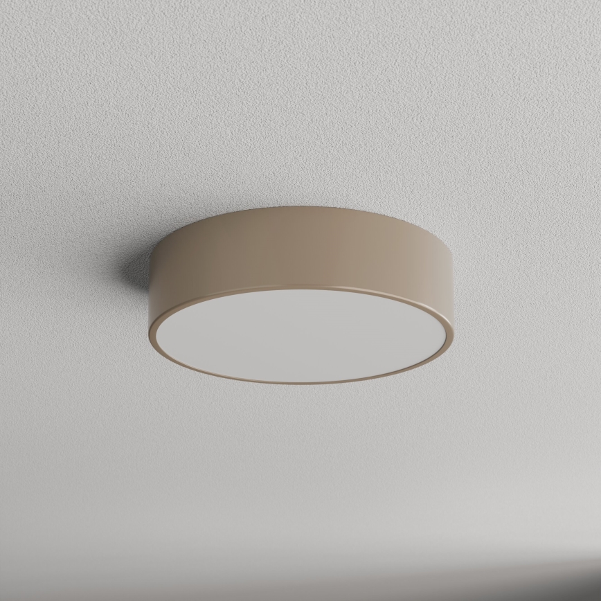 Brilagi - Lampa sufitowa do łazienki z czujnikiem CLARE 2xE27/24W/230V Ø 30 cm IP54 beżowa