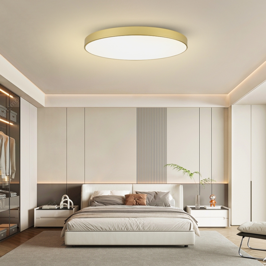 Brilagi - Ściemnialna oprawa sufitowa LED POOL SMART LED/180W/230V 3000-6000K 120 cm złota Wi-Fi Tuya + pilot zdalnego sterowania