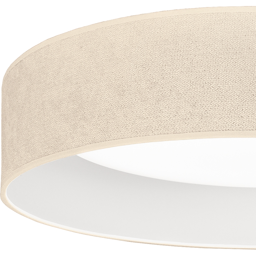 BRILAGI - LED ściemnialna oprawa sufitowa VELVET SMARTIX LED/24W/230V 3000-6000K Ø 45 cm kremowa Wi-Fi Tuya Beacon + zdalne sterowanie