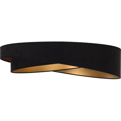 BRILAGI - ściemnialna oprawa sufitowa LED VELVET TWIST LED/36W/230V 3000-6000K średnica 65 cm Wi-Fi Tuya Beacon czarna/złota + pilot zdalnego sterowania