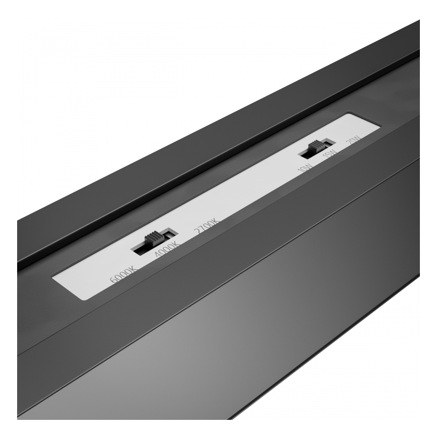 Brilagi - Lampa przysufitowa LED FULLDAY LED/10/15/20W/230V 2700/4000/6000K 60 cm czarna