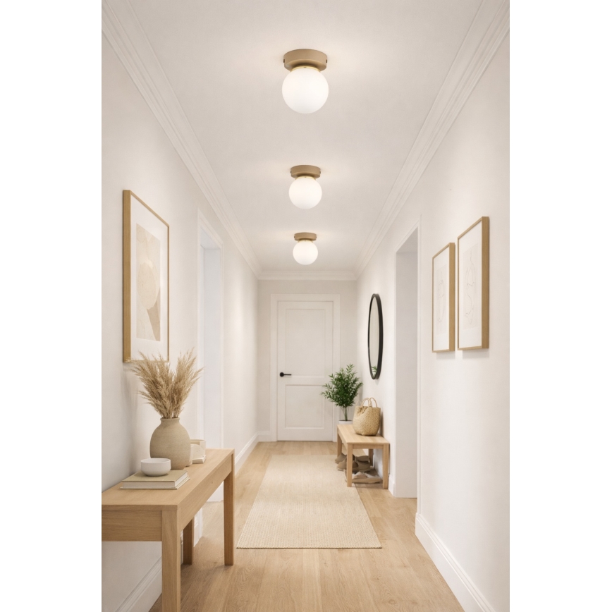 Brilagi - Oprawa punktowa 1xE27/60W/230V beżowa/złota