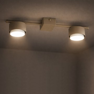 Brilagi - Oprawa punktowa 2xGX53/12W/230V beżowa