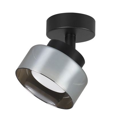 Brilagi - Oprawa punktowa AURA LUX 1xGX53/30W/230V śr. 13 cm czarna/przydymiona