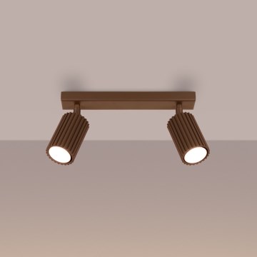 Brilagi - Oprawa punktowa CRESTO 2xGU10/10W/230V brązowa