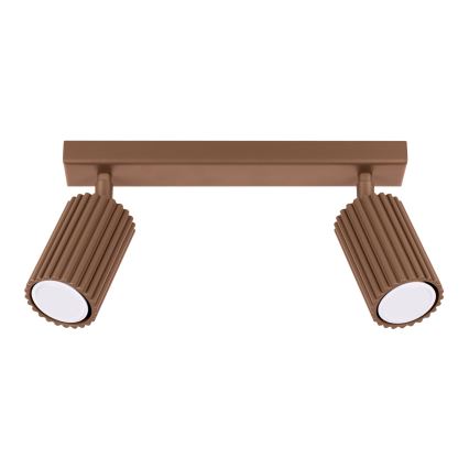 Brilagi - Oprawa punktowa CRESTO 2xGU10/10W/230V brązowa