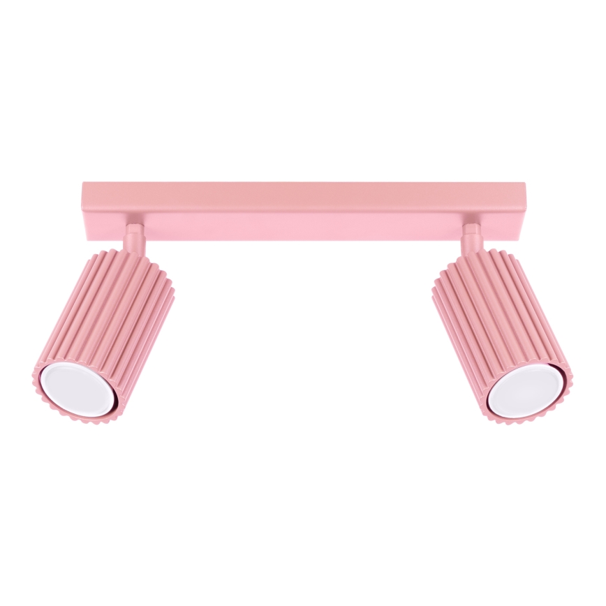 Brilagi - Oprawa punktowa CRESTO 2xGU10/10W/230V różowa