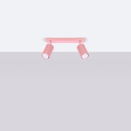 Brilagi - Oprawa punktowa CRESTO 2xGU10/10W/230V różowa