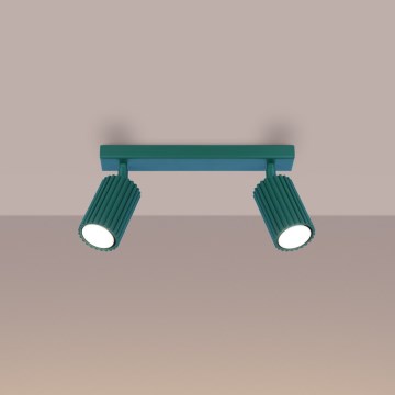 Brilagi - Oprawa punktowa CRESTO 2xGU10/10W/230V turkusowa