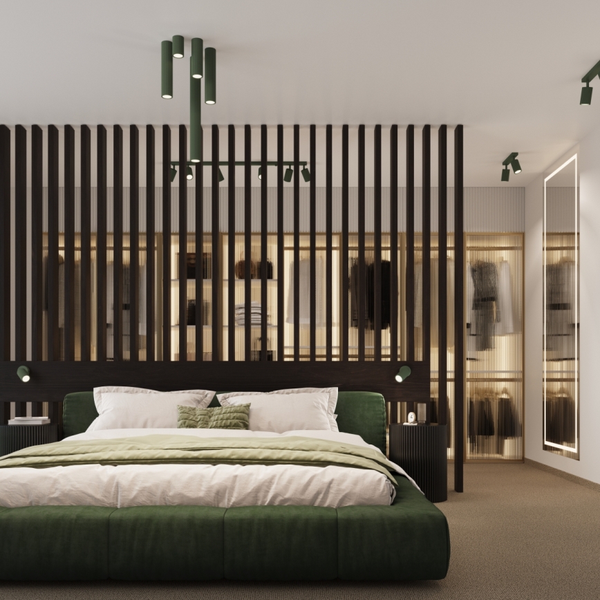 Brilagi - Oprawa punktowa CRESTO 2xGU10/10W/230V zielona