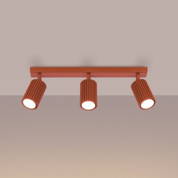 Brilagi - Oprawa punktowa CRESTO 3xGU10/10W/230V czerwona