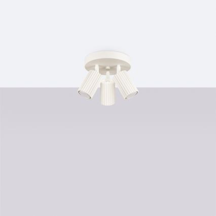 Brilagi - Oprawa punktowa CRESTO 3xGU10/10W/230V kremowa