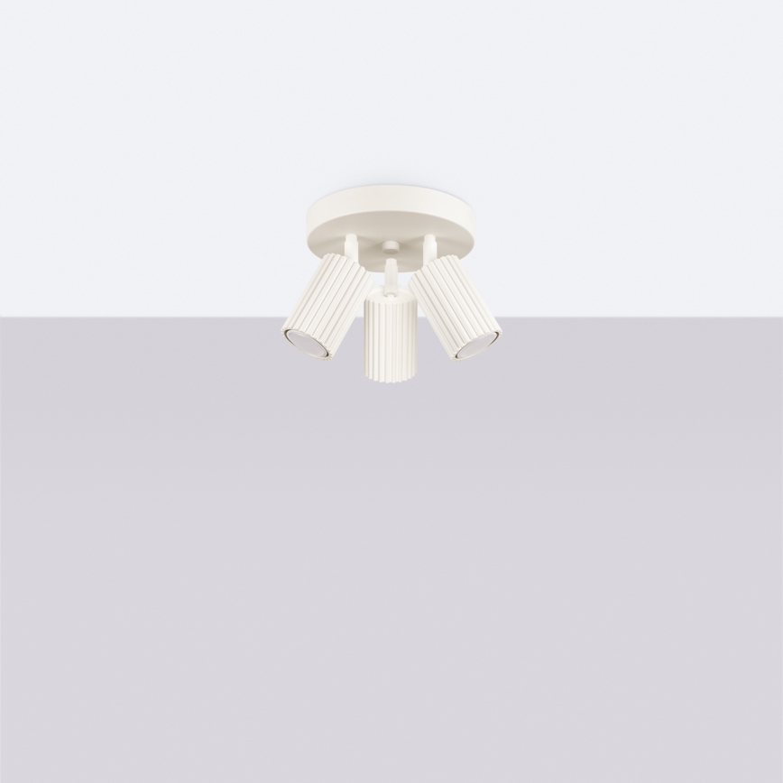 Brilagi - Oprawa punktowa CRESTO 3xGU10/10W/230V kremowa