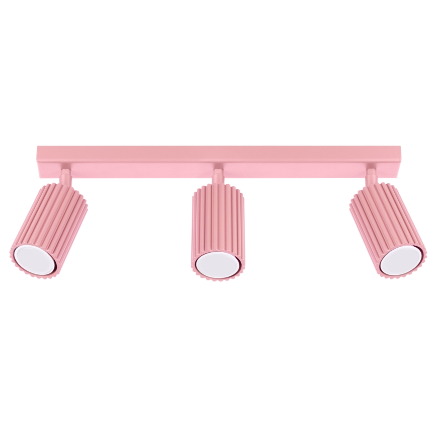 Brilagi - Oprawa punktowa CRESTO 3xGU10/10W/230V różowa
