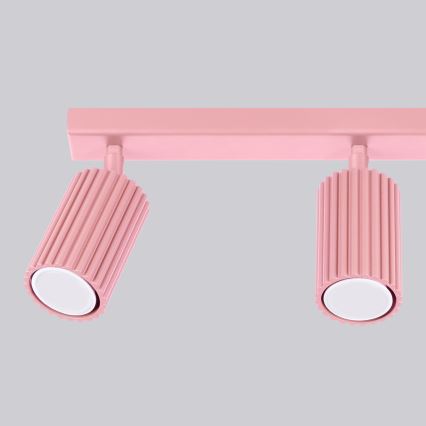Brilagi - Oprawa punktowa CRESTO 3xGU10/10W/230V różowa