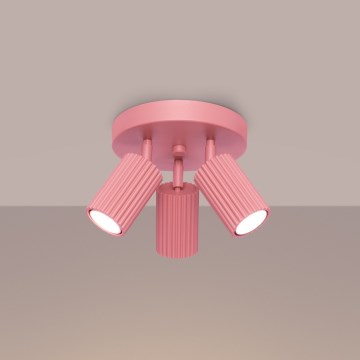Brilagi - Oprawa punktowa CRESTO 3xGU10/10W/230V różowa
