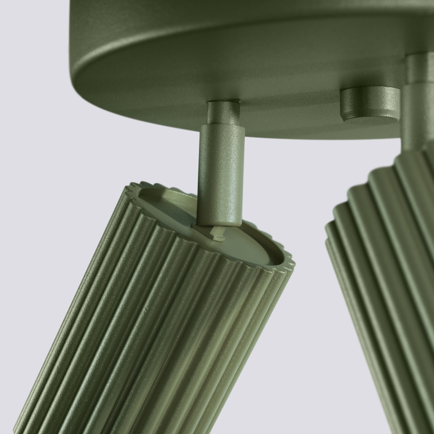 Brilagi - Oprawa punktowa CRESTO 3xGU10/10W/230V zielona