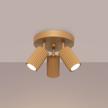 Brilagi - Oprawa punktowa CRESTO 3xGU10/10W/230V, złota