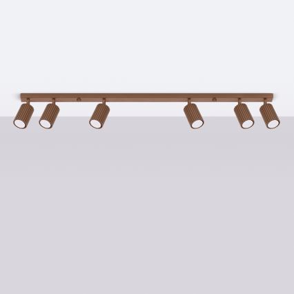 Brilagi - Oprawa punktowa CRESTO 6xGU10/10W/230V brązowa