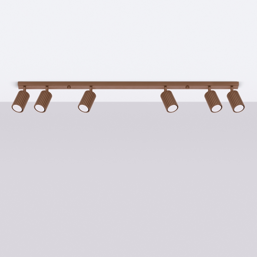 Brilagi - Oprawa punktowa CRESTO 6xGU10/10W/230V brązowa