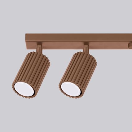 Brilagi - Oprawa punktowa CRESTO 6xGU10/10W/230V brązowa