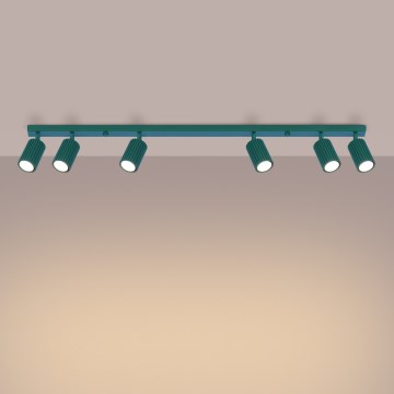 Brilagi - Oprawa punktowa CRESTO 6xGU10/10W/230V turkusowa