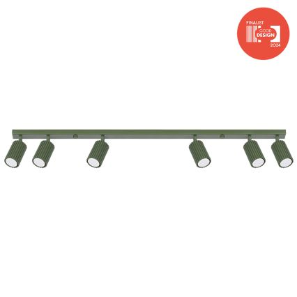 Brilagi - Oprawa punktowa CRESTO 6xGU10/10W/230V zielona