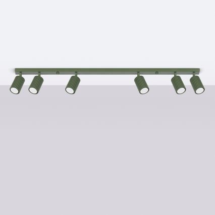 Brilagi - Oprawa punktowa CRESTO 6xGU10/10W/230V zielona