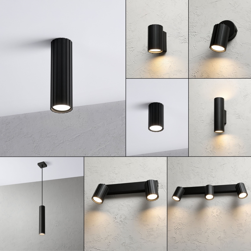 Brilagi - Oprawa punktowa CRISPINA 1xGU10/10W/230V 20 cm czarna