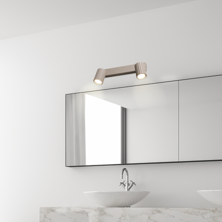 Brilagi - Oprawa punktowa CRISPINA 2xGU10/10W/230V beżowa