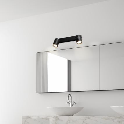 Brilagi - Oprawa punktowa CRISPINA 2xGU10/10W/230V czarna