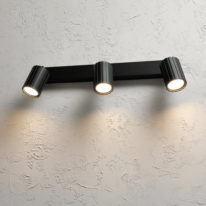 Brilagi - Oprawa punktowa CRISPINA 3xGU10/10W/230V czarna