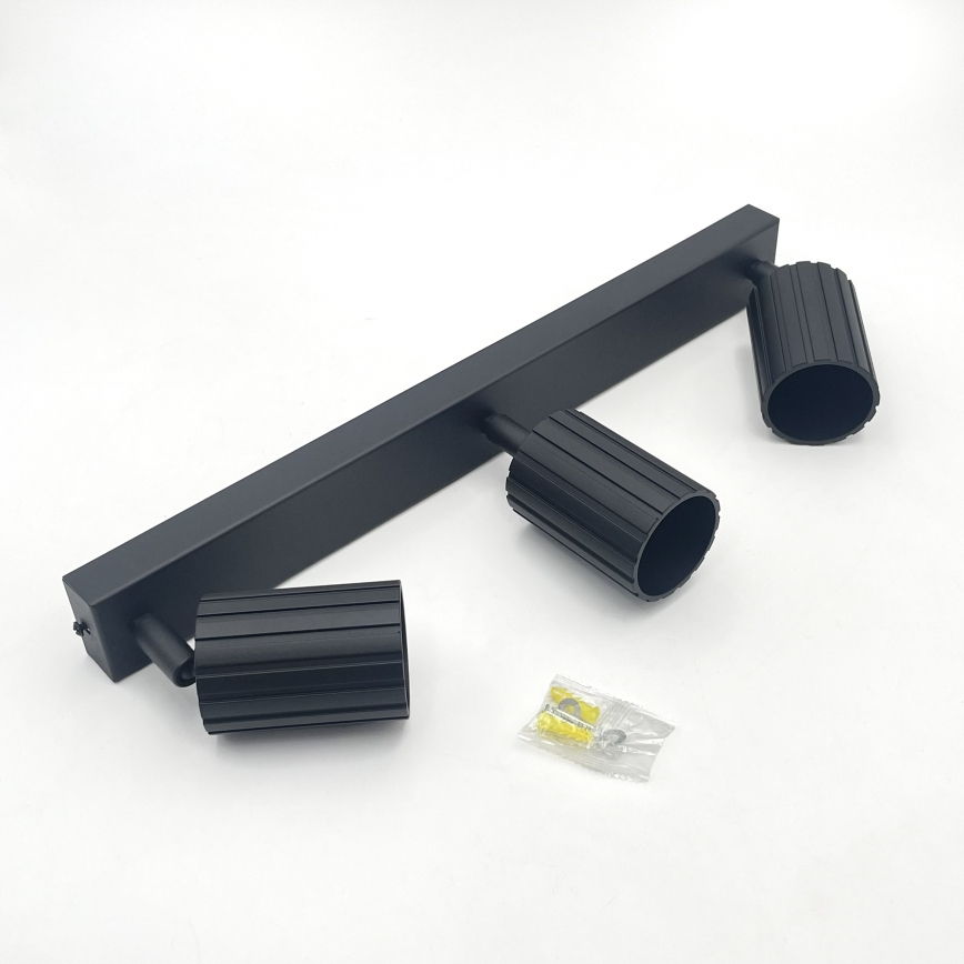 Brilagi - Oprawa punktowa CRISPINA 3xGU10/10W/230V czarna