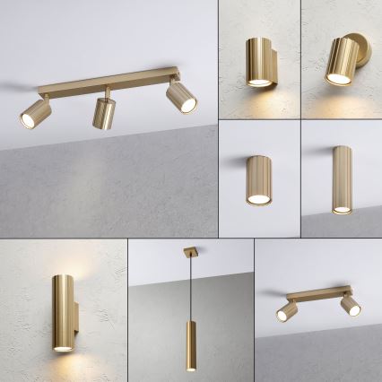 Brilagi - Oprawa punktowa CRISPINA 3xGU10/10W/230V złota