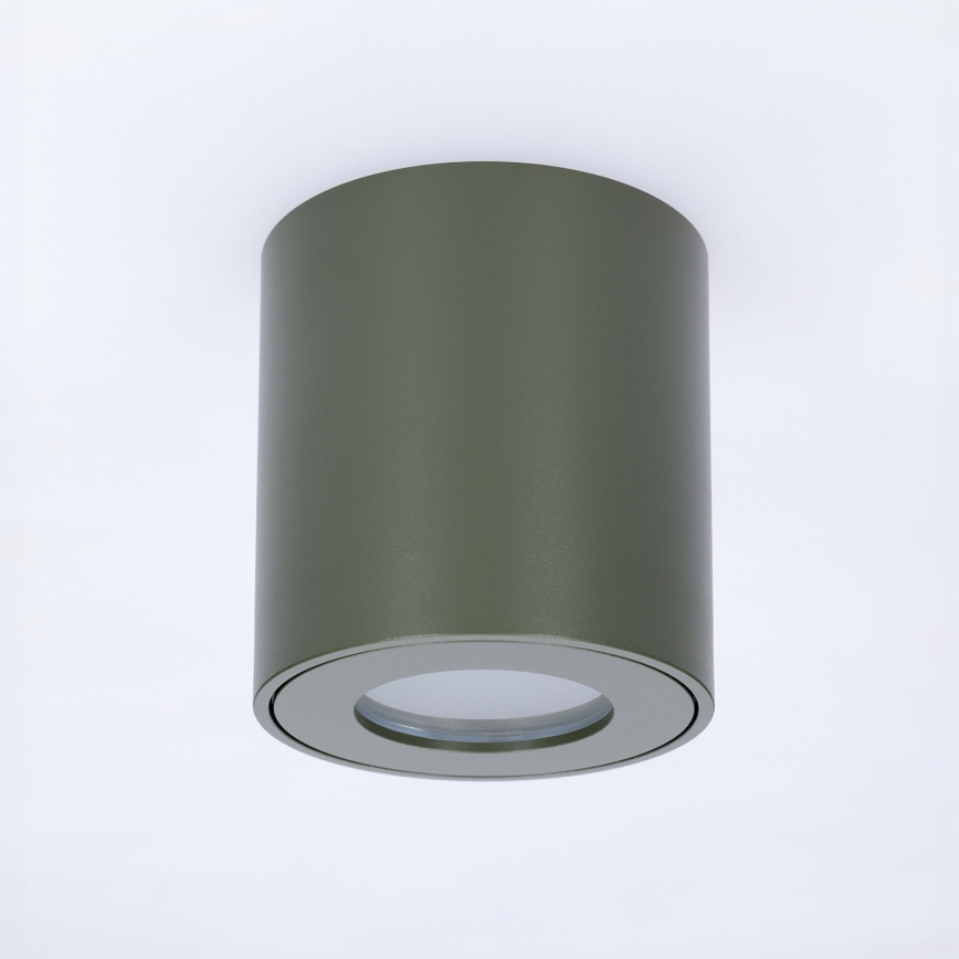 BRILAGI - Łazienkowa oprawa punktowa MIA 1xGU10/30W/230V 60x82 mm 84x80 mm ciemnozielony IP54