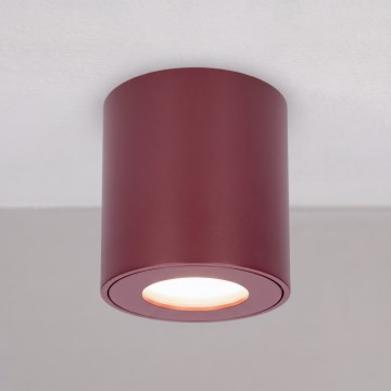 BRILAGI - Oprawa punktowa do łazienki MIA 1xGU10/30W/230V 84x80 mm burgundowa IP54
