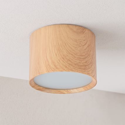 BRILAGI - Oprawa punktowa do łazienki SMOOTH 1xGX53/15W/230V 60x82 mm w dekorze dębu IP54