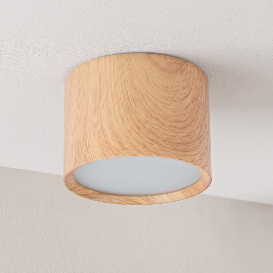 BRILAGI - Oprawa punktowa do łazienki SMOOTH 1xGX53/15W/230V 60x82 mm w dekorze dębu IP54