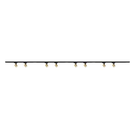 BRILAGI - Oprawa punktowa do systemu szynowego HUSKY 8xGU10/10W/230V czarny/złoty