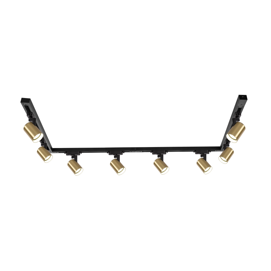 BRILAGI - Oprawa punktowa do systemu szynowego HUSKY 8xGU10/10W/230V czarny/złoty