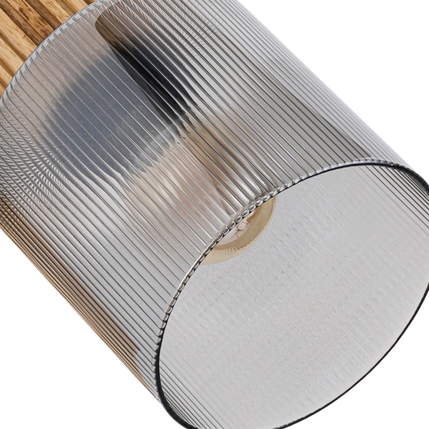 Brilagi - Oprawa punktowa HYGGE 3xE14/15W/230V czarna/przydymiona