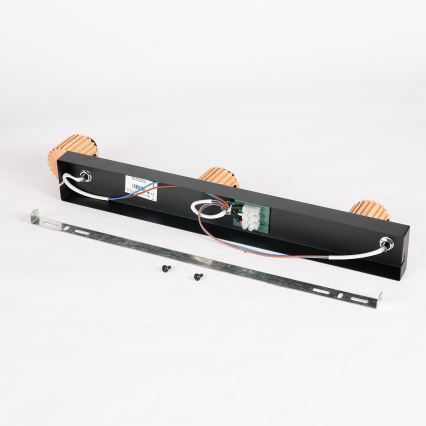 Brilagi - Oprawa punktowa HYGGE 3xE14/15W/230V czarna/przydymiona